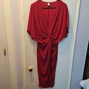 Elegant Red Women's Dress